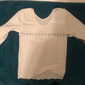 White Long Sleeve Top